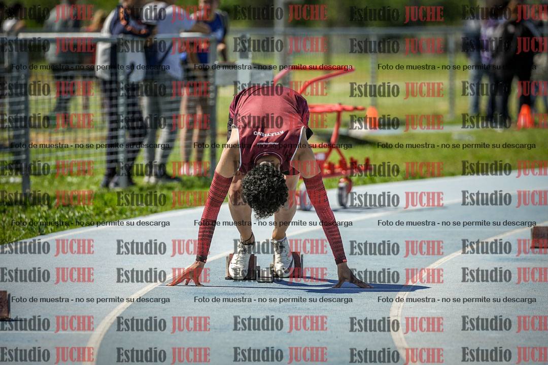 Fotos de los 200 m llanos de varones