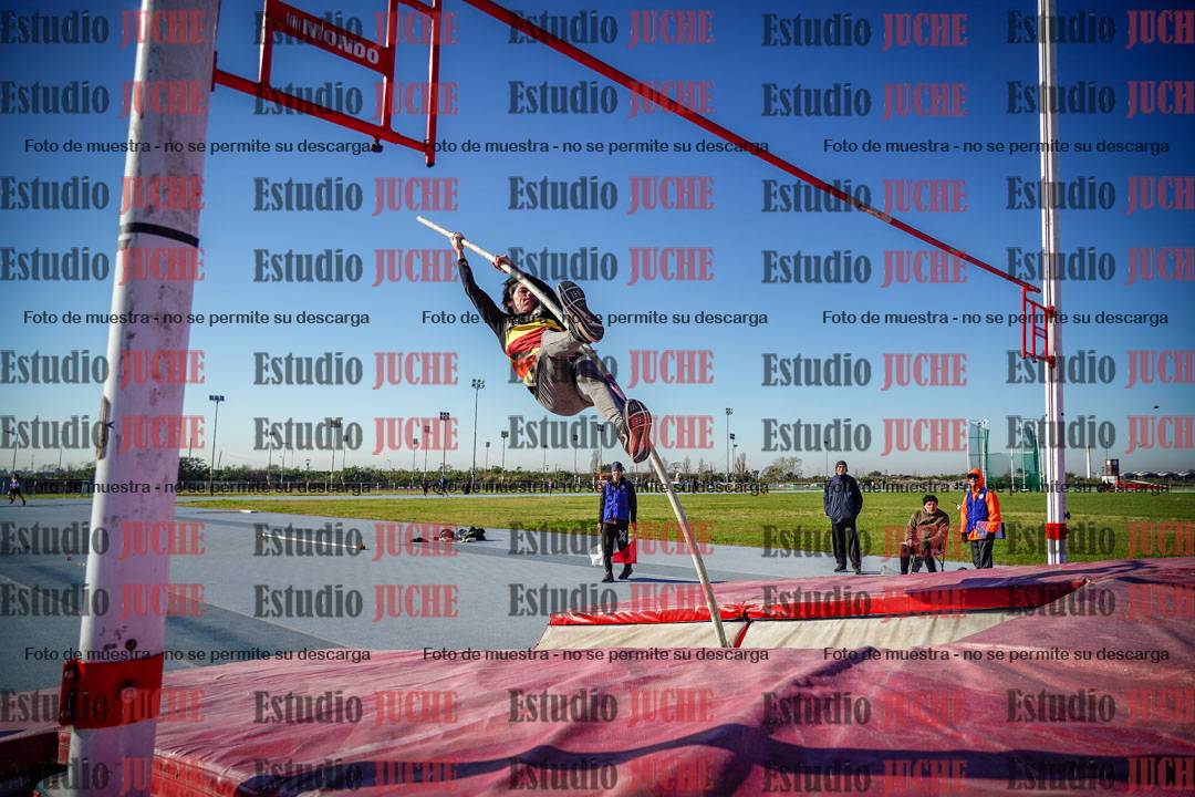 Fotos del salto con garrocha de mujeres y varones