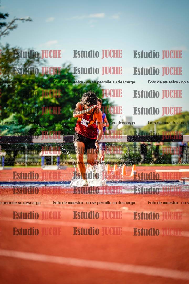 Fotos de los 2000 m con obstáculos de varones