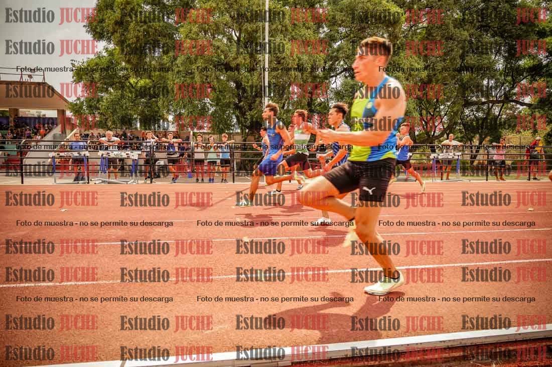 Fotos de los 100 m llanos de varones