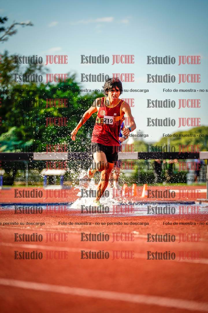 Fotos de los 2000 m con obstáculos de varones