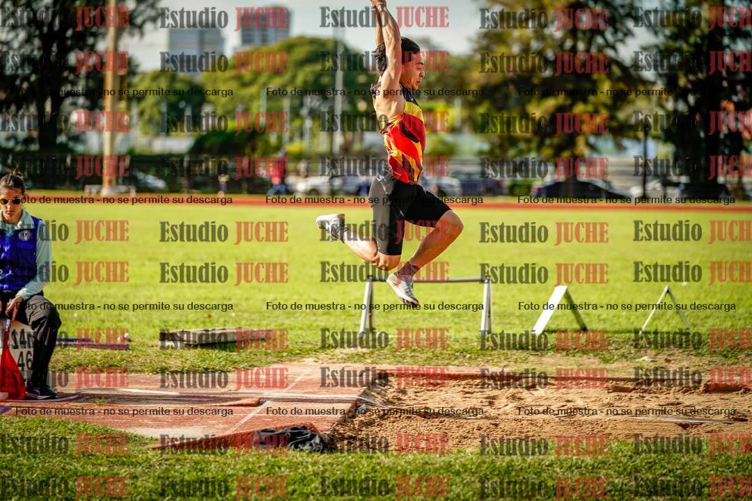 Fotos del salto en largo de varones