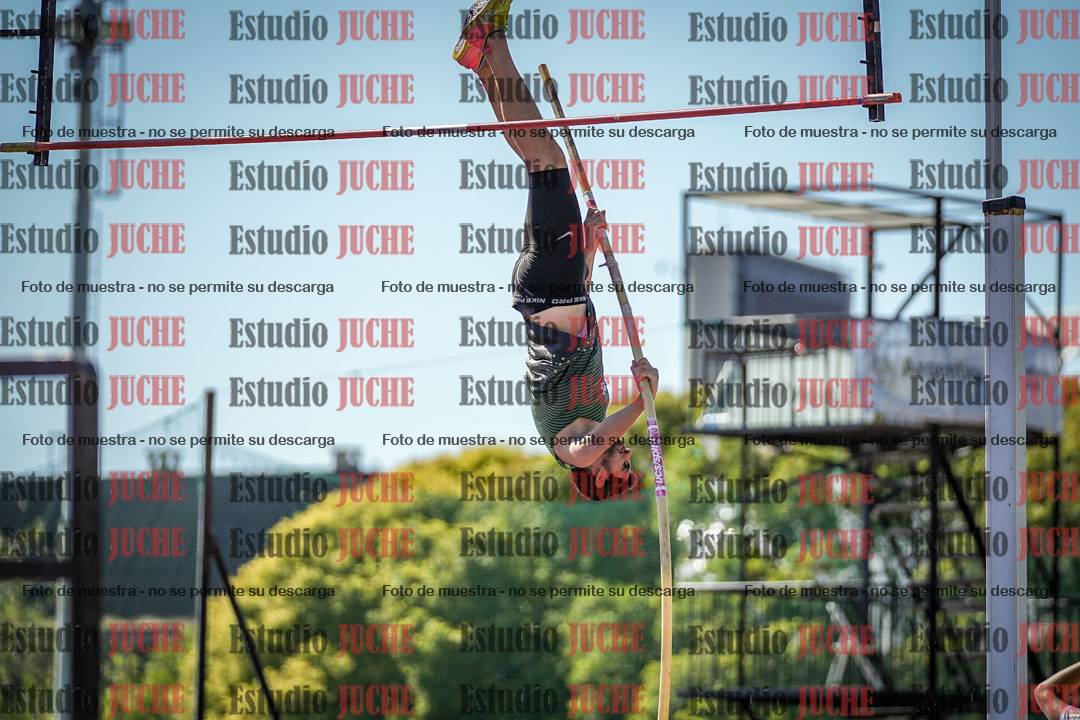 Fotos del salto con garrocha de mujeres y varones
