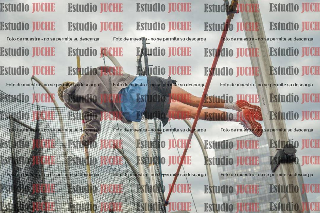 Fotos del salto con garrocha de mujeres y varones