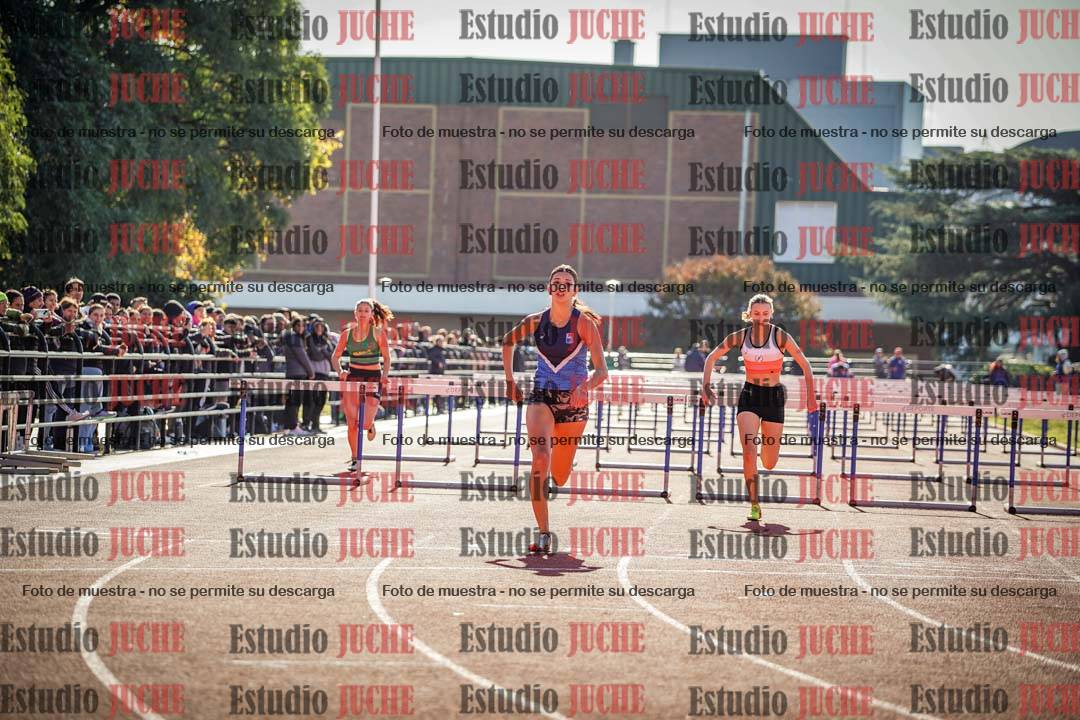 Fotos de los 100 m con vallas de mujeres