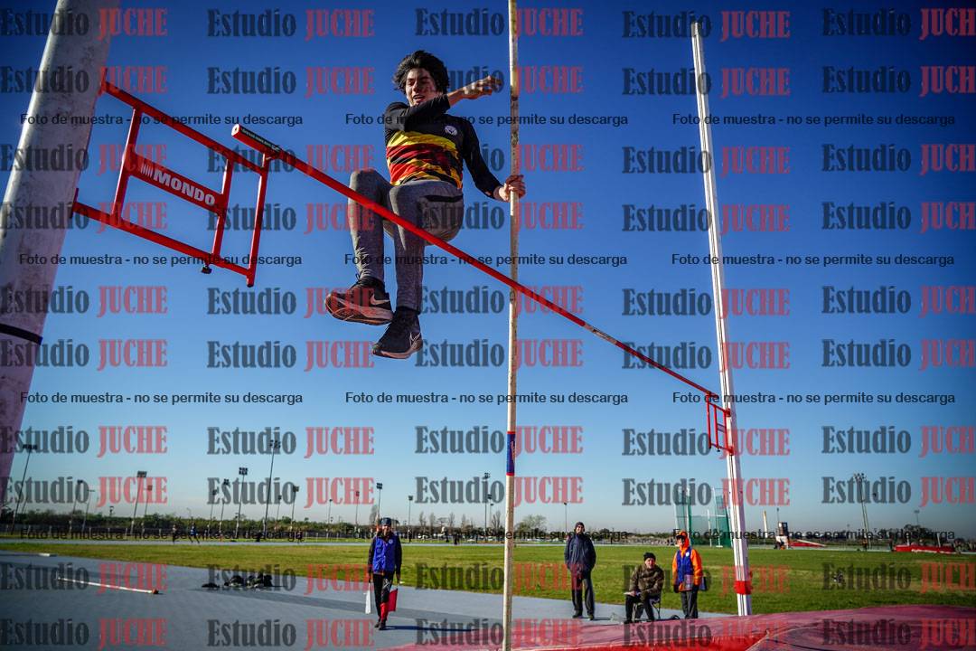 Fotos del salto con garrocha de mujeres y varones