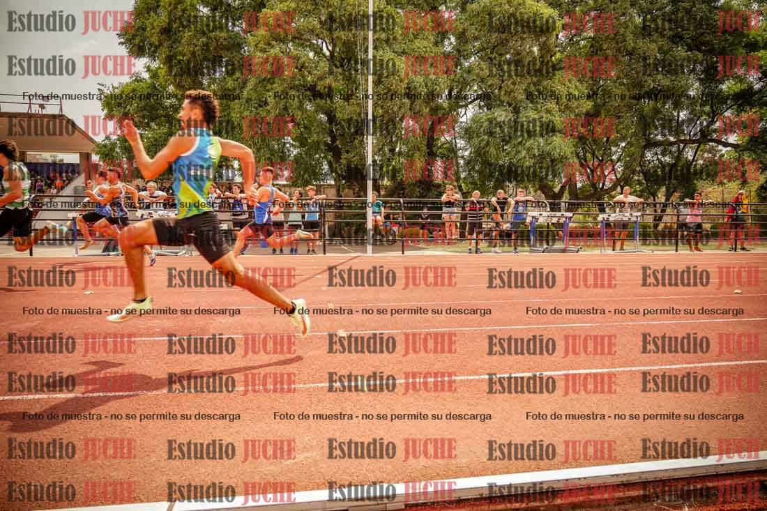Fotos de los 100 m llanos de varones