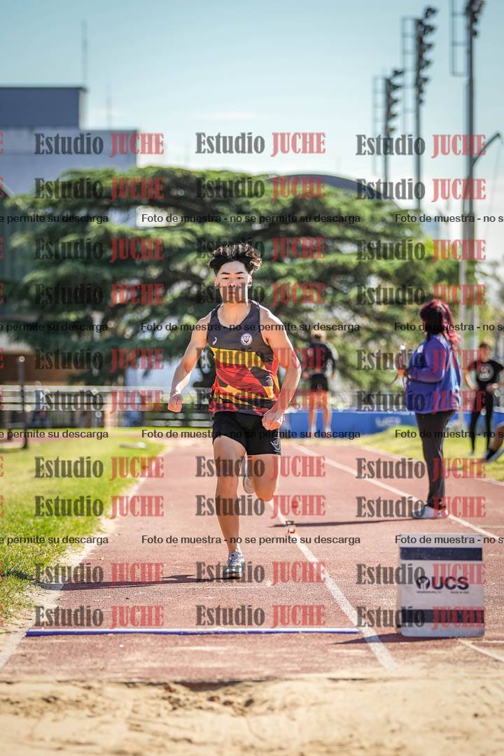 Fotos del salto en largo de varones