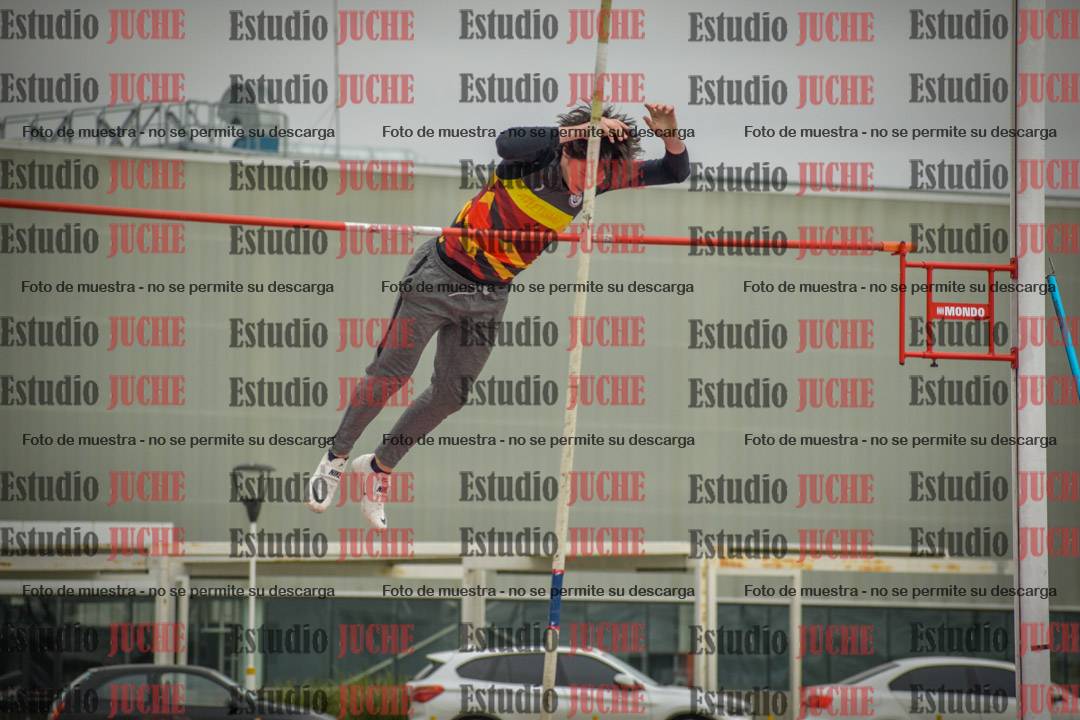 Fotos del salto con garrocha de mujeres y varones