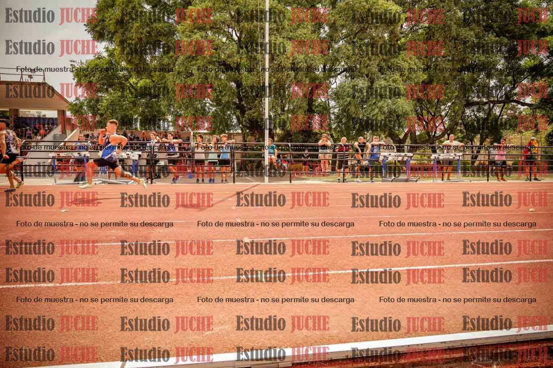 Fotos de los 100 m llanos de varones