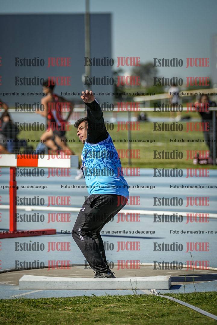 Fotos del lanzamiento de bala de varones