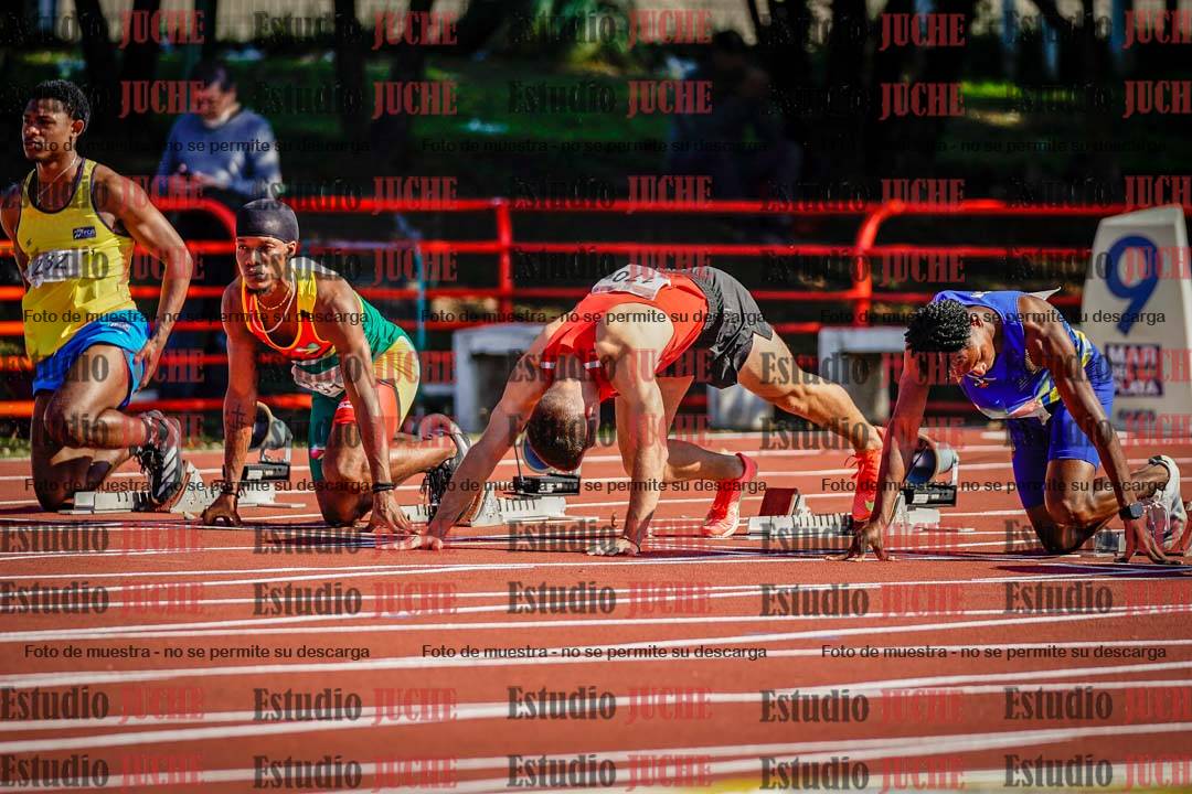 Fotos de los 100 m de varones