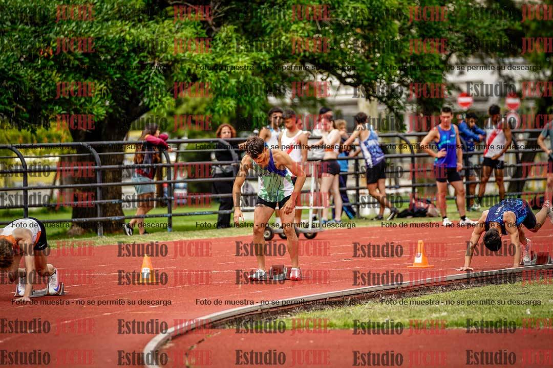 Fotos de los 200 m llanos de varones