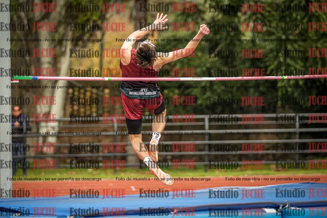 Fotos del salto en alto de varones
