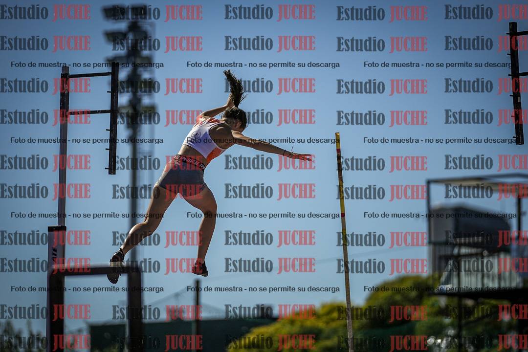 Fotos del salto con garrocha de mujeres y varones