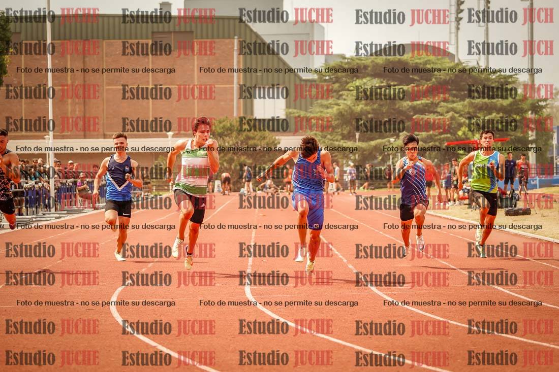 Fotos de los 100 m llanos de varones