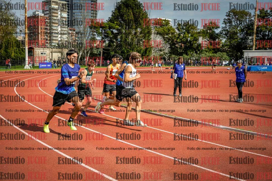 Fotos de los 1500 m con obstáculos de varones