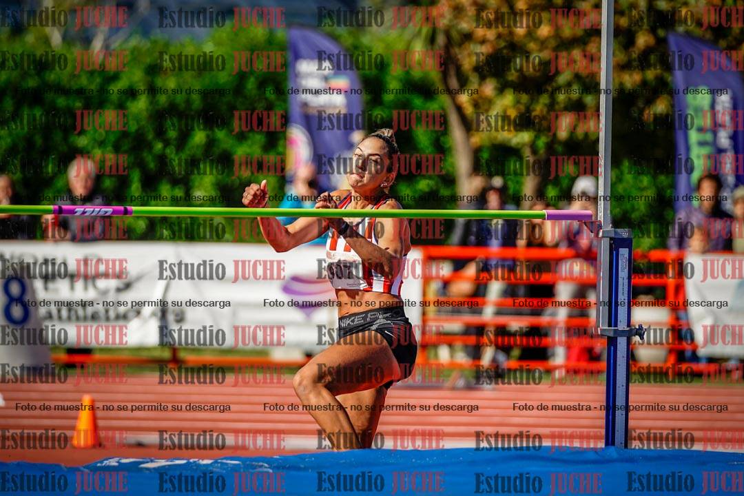 Fotos del salto en alto de mujeres - hepta 2