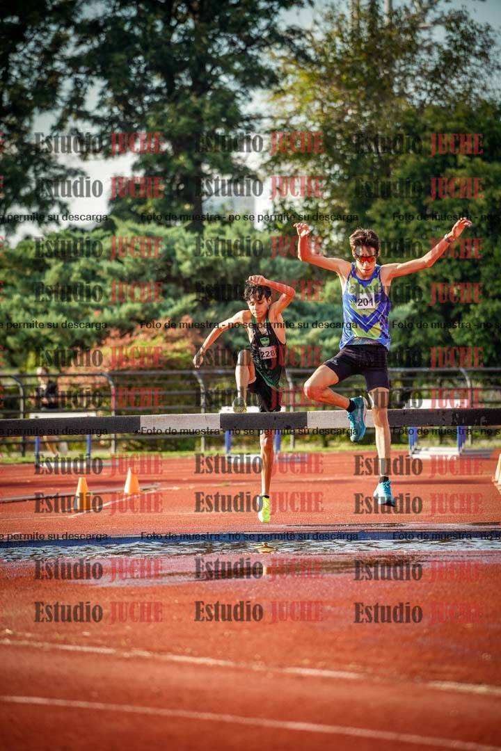 Fotos de los 2000 m con obstáculos de varones