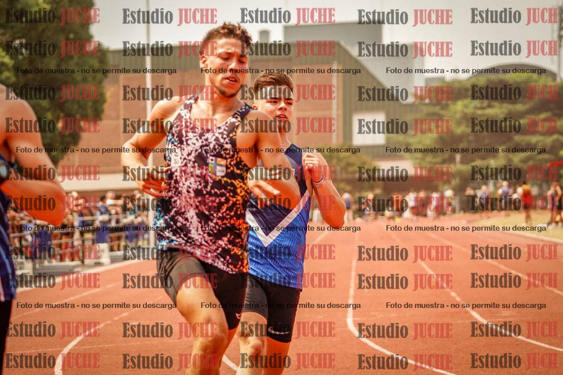 Fotos de los 100 m llanos de varones