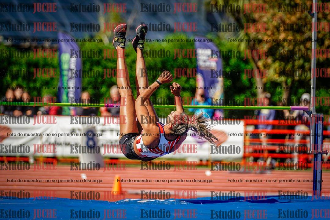 Fotos del salto en alto de mujeres - hepta 2