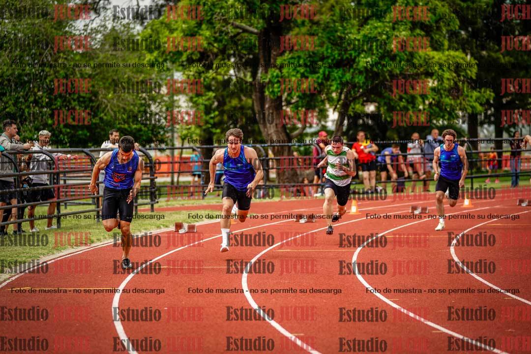 Fotos de los 200 m llanos de varones