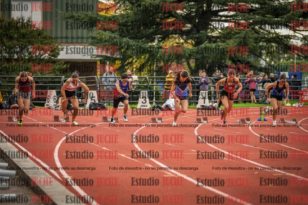 Fotos de los 100 m llanos de mujeres