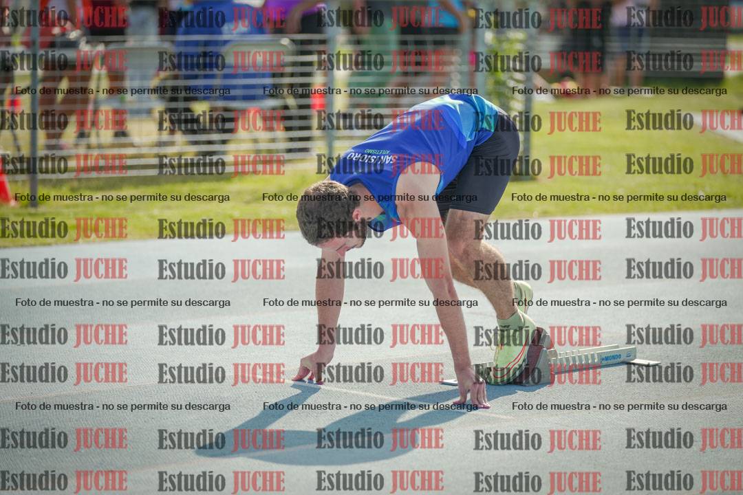 Fotos de los 400 m llanos de varones