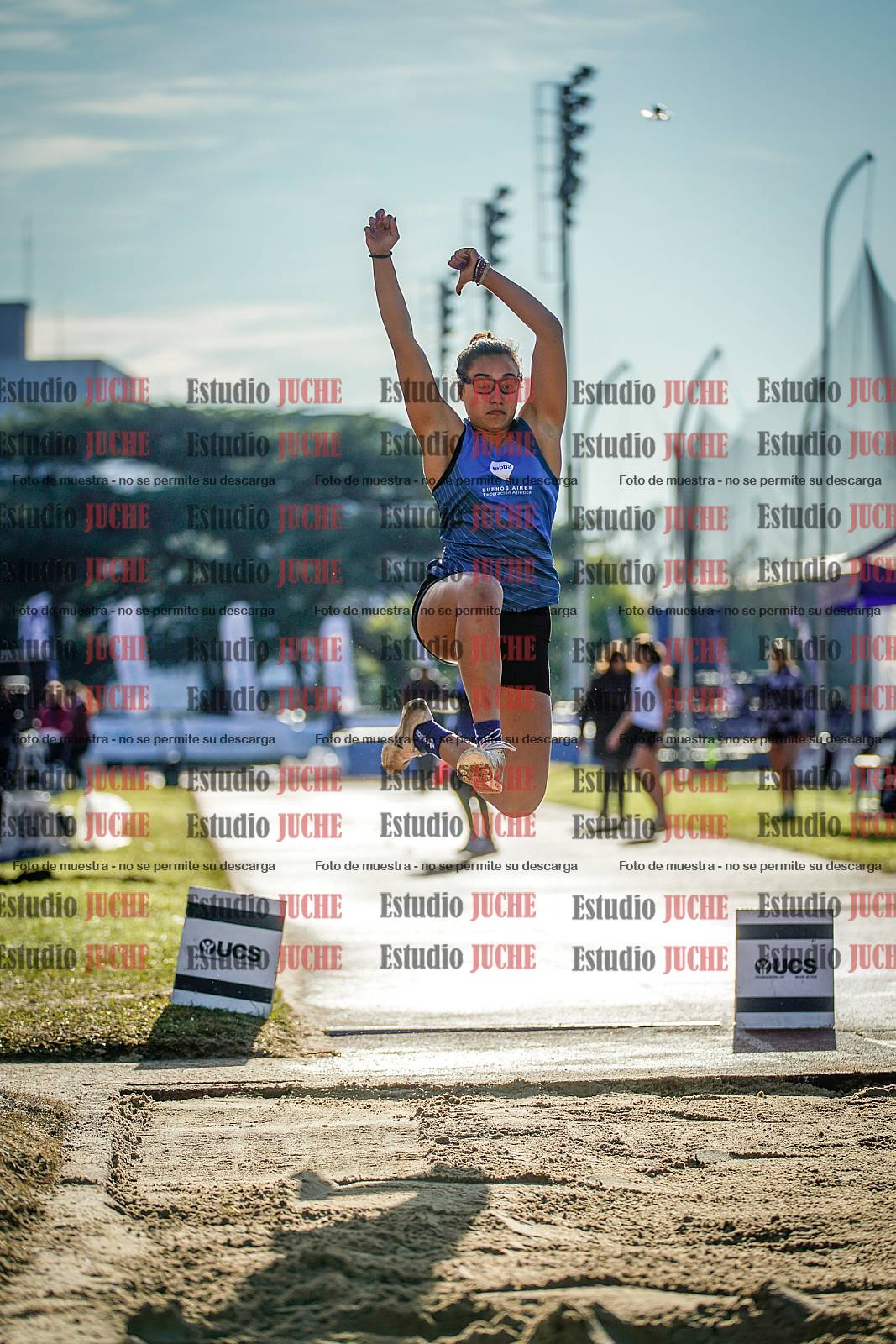 Fotos del salto en largo de mujeres - heptatlón 5