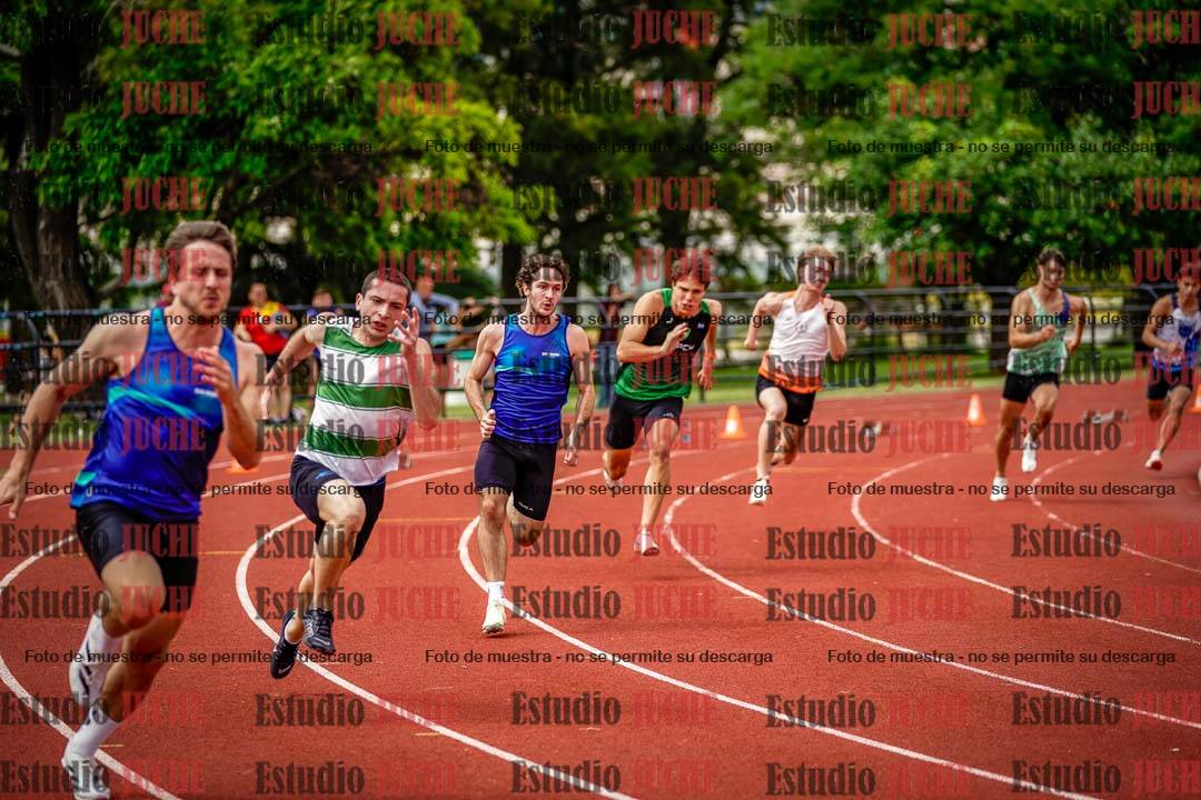 Fotos de los 200 m llanos de varones