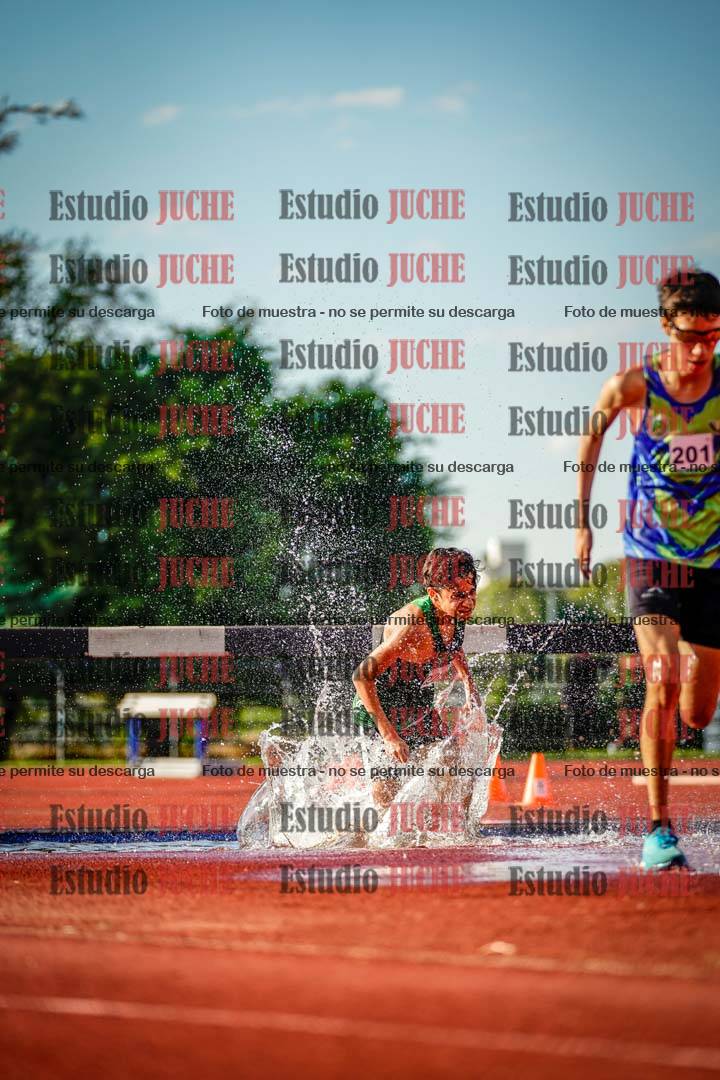 Fotos de los 2000 m con obstáculos de varones