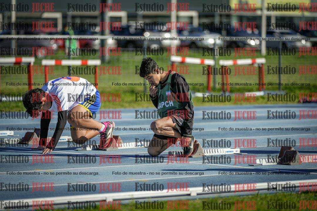 Fotos de los 80 m llanos de varones - U14