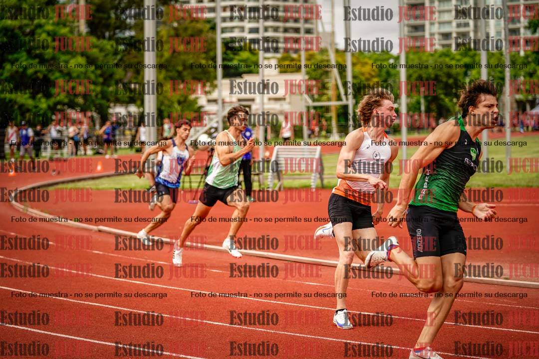 Fotos de los 200 m llanos de varones