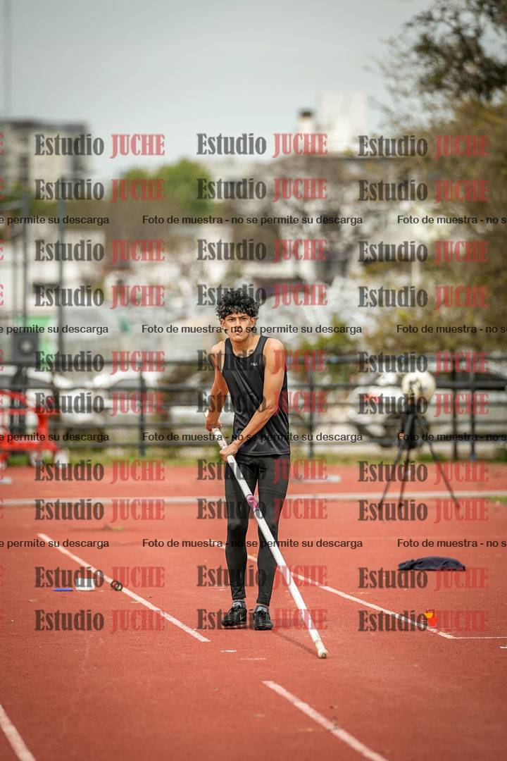 Fotos del salto con garrocha de varones