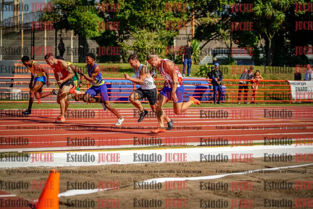 Fotos de los 100 m de varones