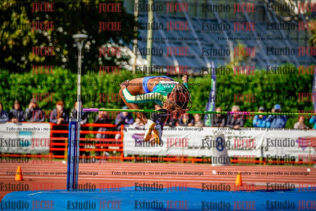 Fotos del salto en alto de mujeres - hepta 2