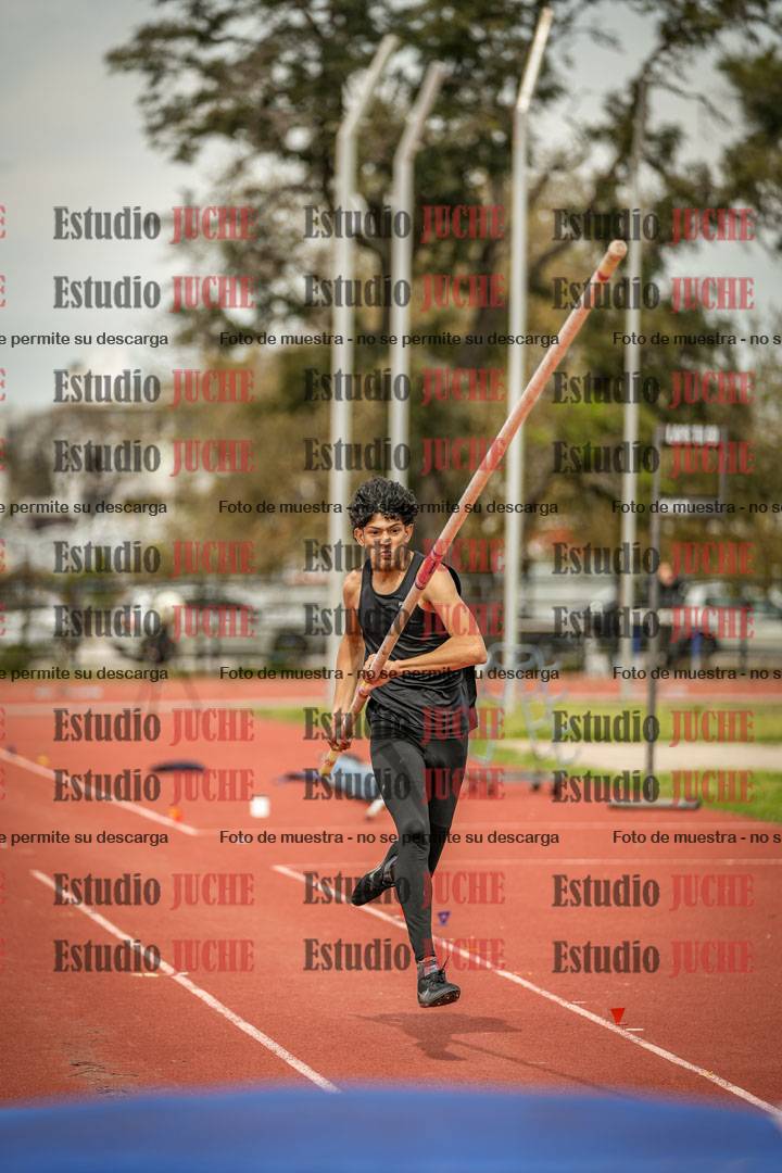 Fotos del salto con garrocha de varones