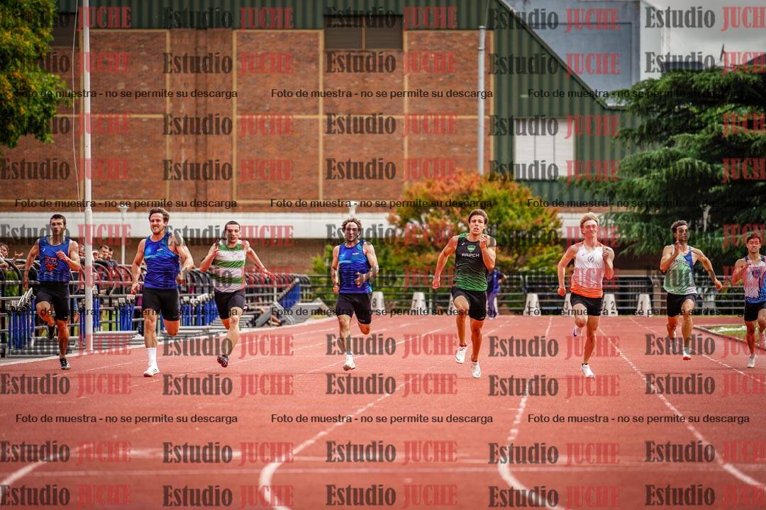 Fotos de los 200 m llanos de varones
