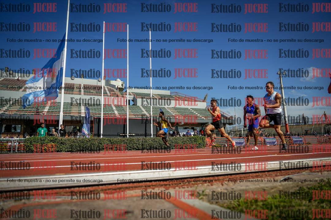 Fotos de los 100 m de varones
