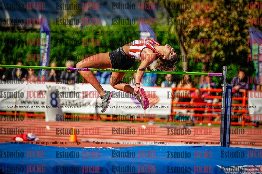 Fotos del salto en alto de mujeres - hepta 2