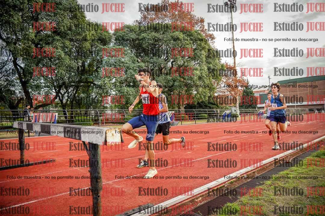 Fotos de los 3000 m con obstáculos de varones