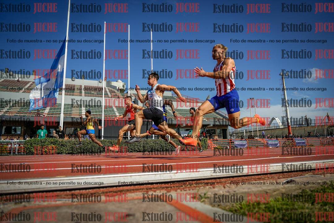 Fotos de los 100 m de varones