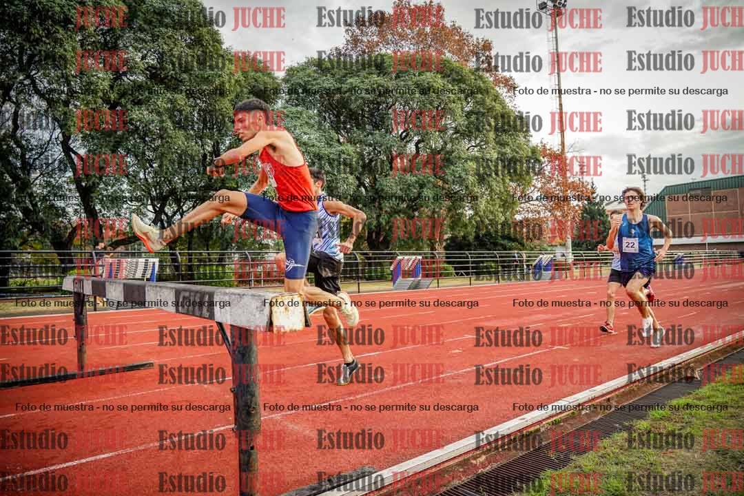 Fotos de los 3000 m con obstáculos de varones