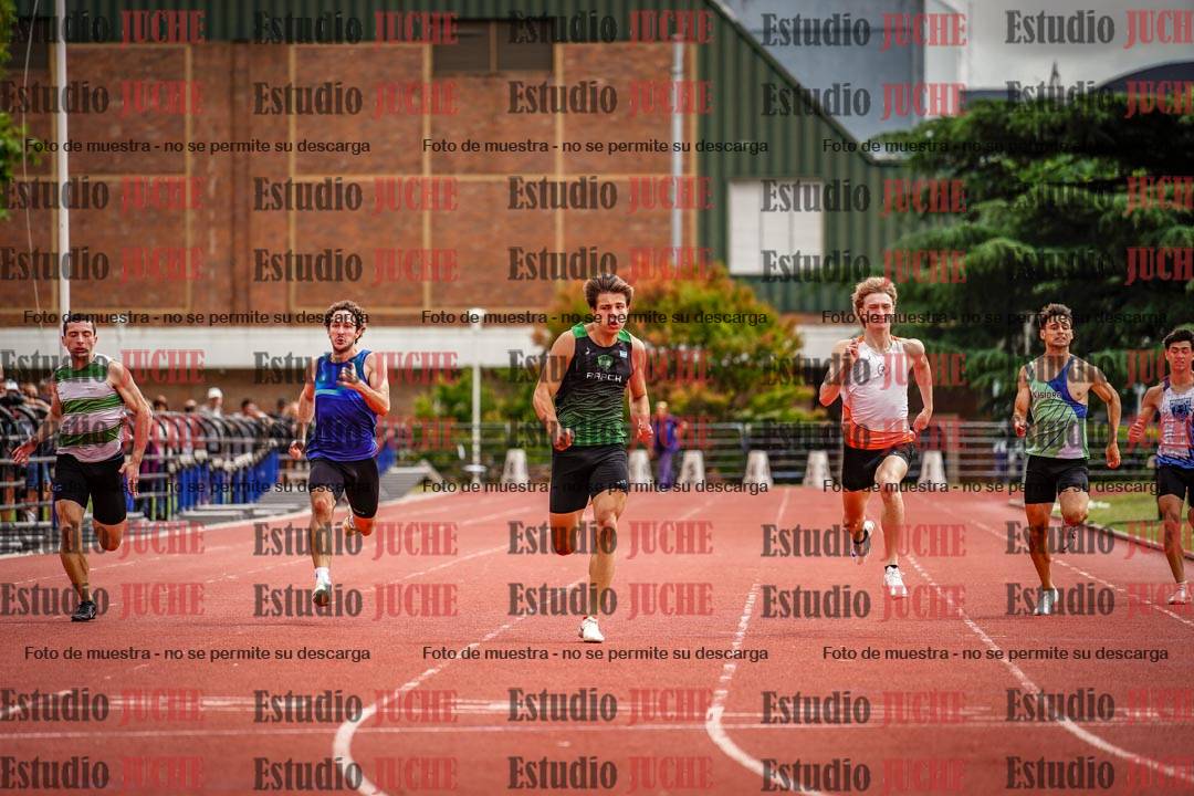 Fotos de los 200 m llanos de varones