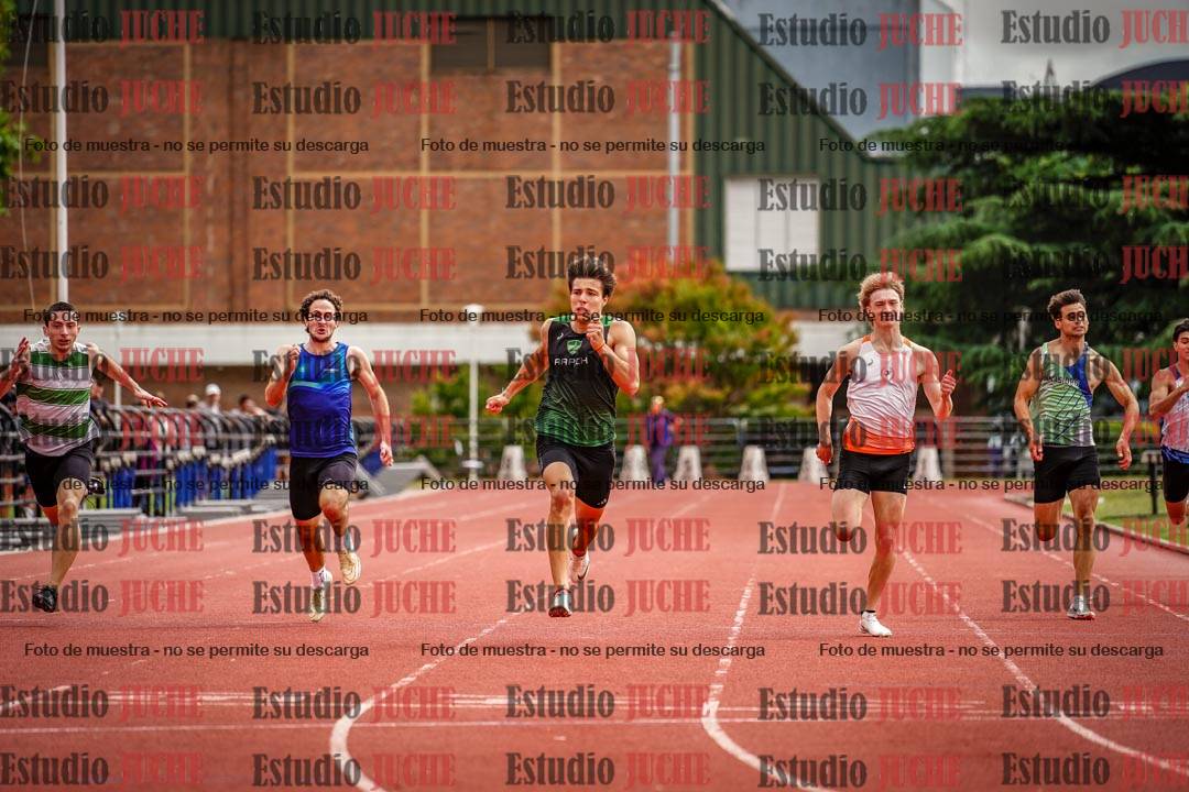 Fotos de los 200 m llanos de varones