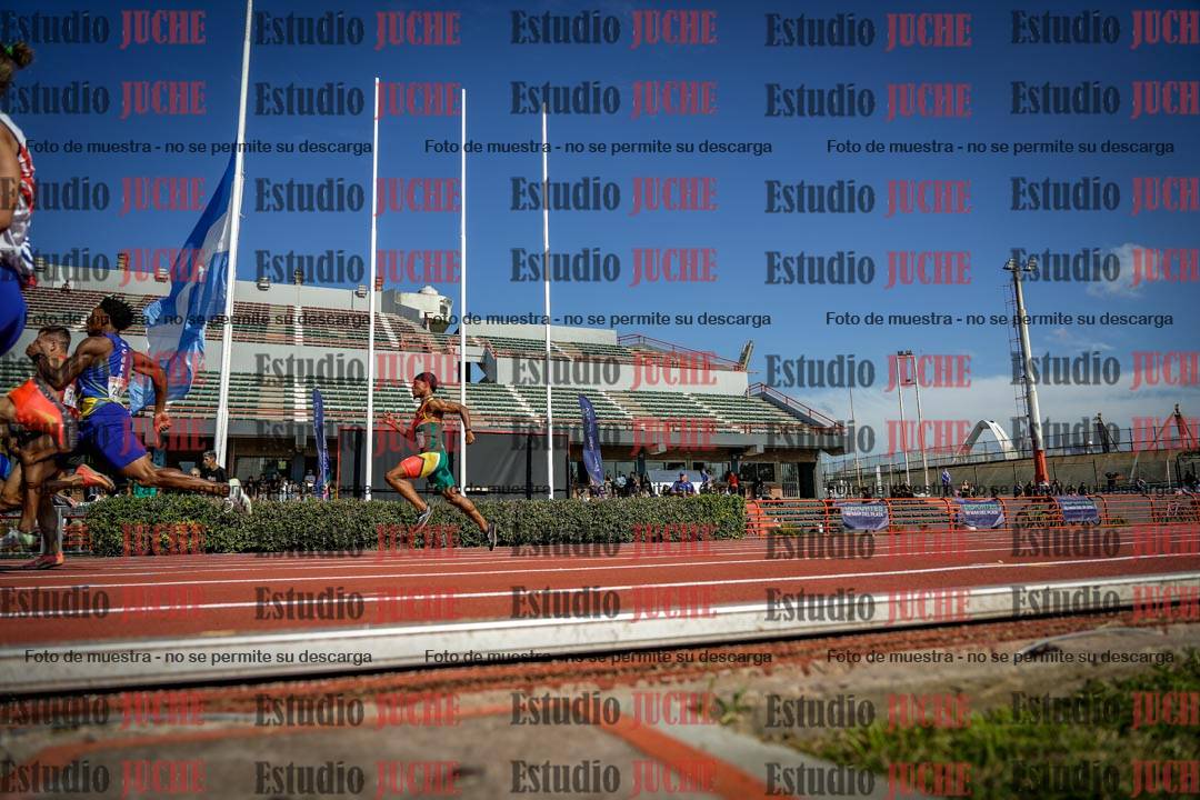 Fotos de los 100 m de varones