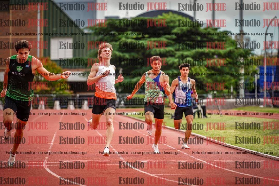 Fotos de los 200 m llanos de varones