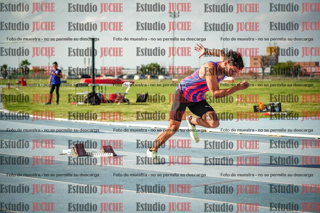 Fotos de los 400 m llanos de varones