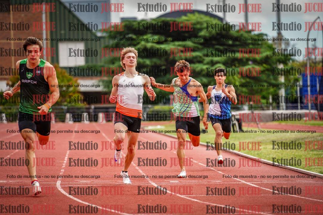Fotos de los 200 m llanos de varones