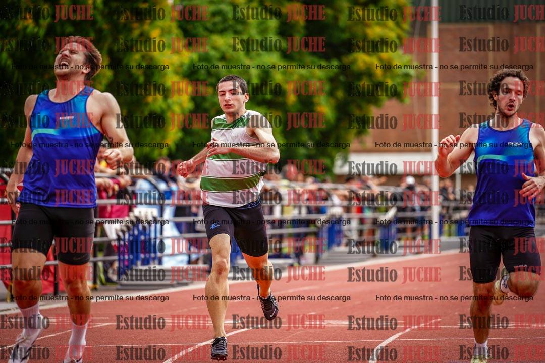 Fotos de los 200 m llanos de varones